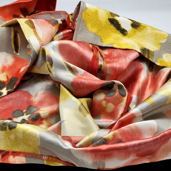 Kim Rogers Floral Sleeveless Dress With Rosette Neckline & Side Zipper - Picture 10 of 13